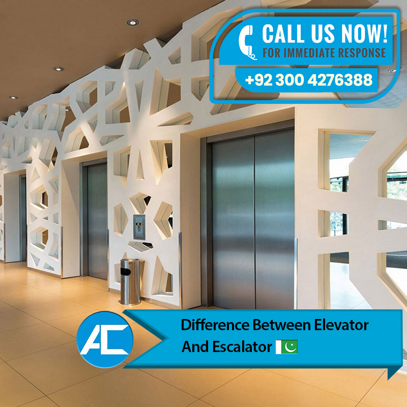 elevators in commercial building