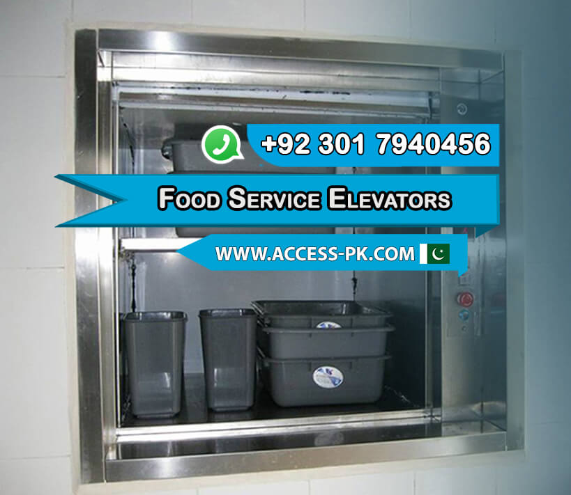 Food service elevator