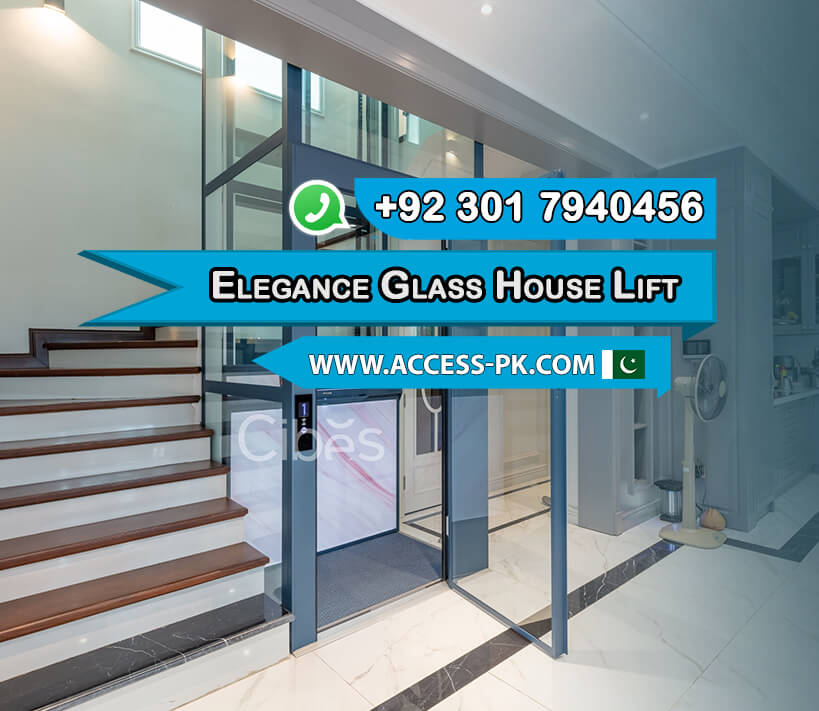 Seamless Elegance Glass House Lift for Your Home