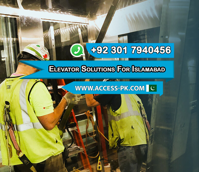 Elevator Installation Solutions for Islamabad Architecture