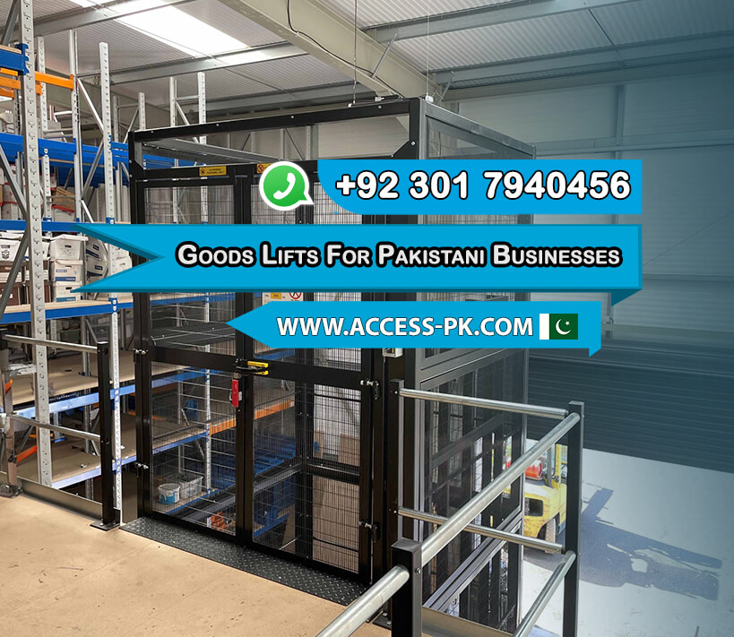 Get Estimate For Commercial Goods Lifts for Pakistani Businesses