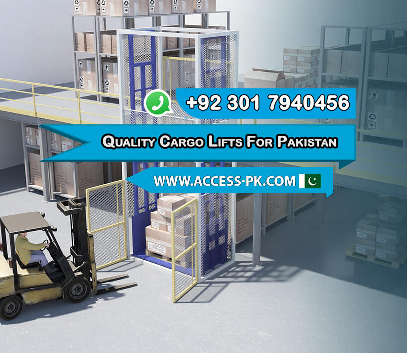 Get Quote on Quality Cargo Lifts for Pakistan Vertical Transport
