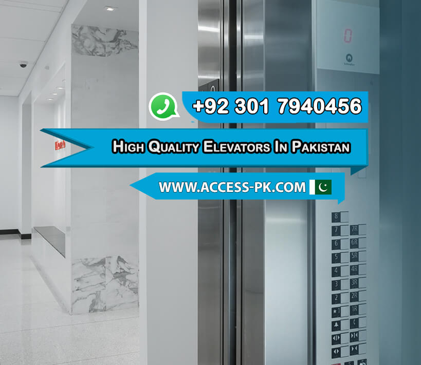 Get Prices of High Quality Elevators in Pakistan