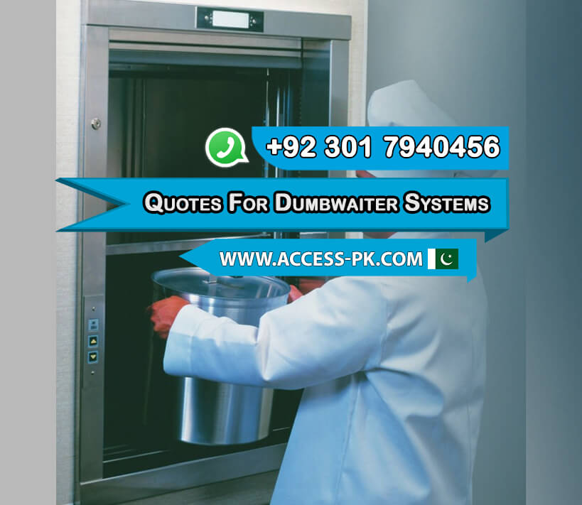 How to Get Accurate Price Quotes for Dumbwaiter Systems