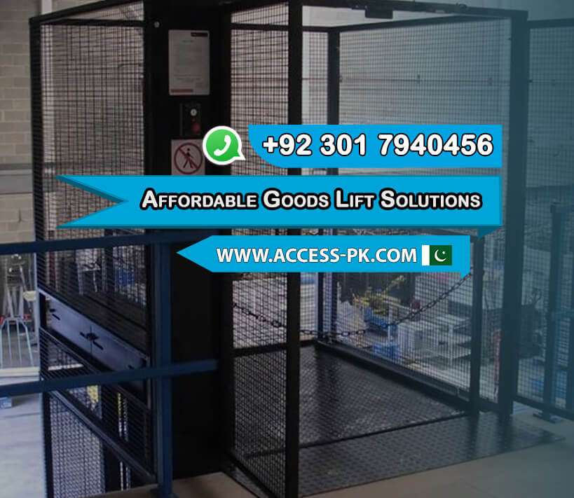 Tips for Finding Affordable Goods Lift Solutions