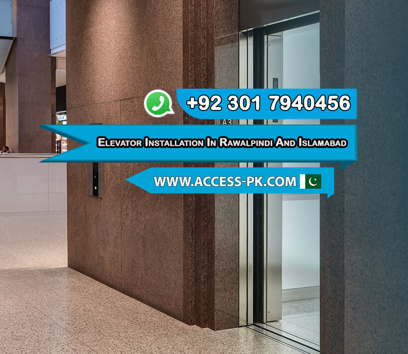 Affordable Elevator Installation for Plazas in Rawalpindi and Islamabad