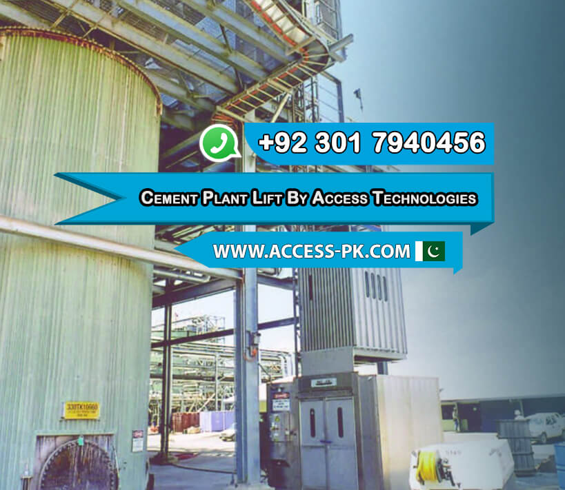 Cement Plant Lift Installation Services by Access Technologies