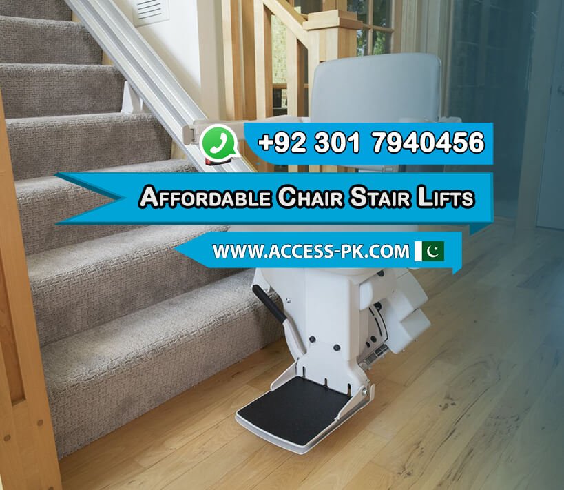 Affordable Chair Stair Lifts with 100-150 kg Weight Capacity