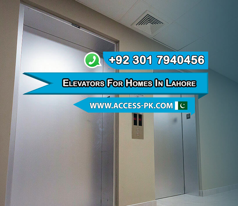 Affordable Elevators for Homes in Lahore