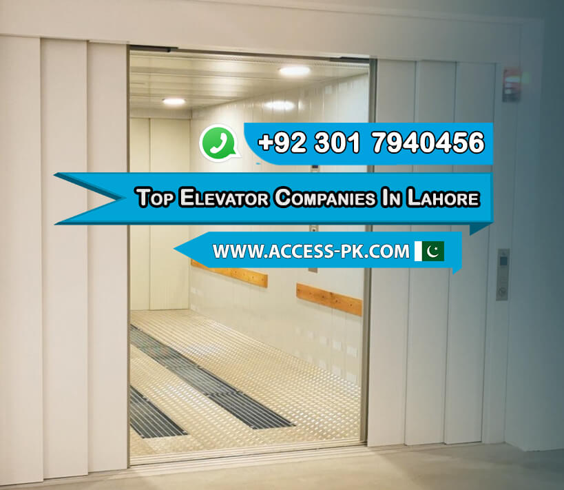 Key Features of Top Elevator Companies in Lahore