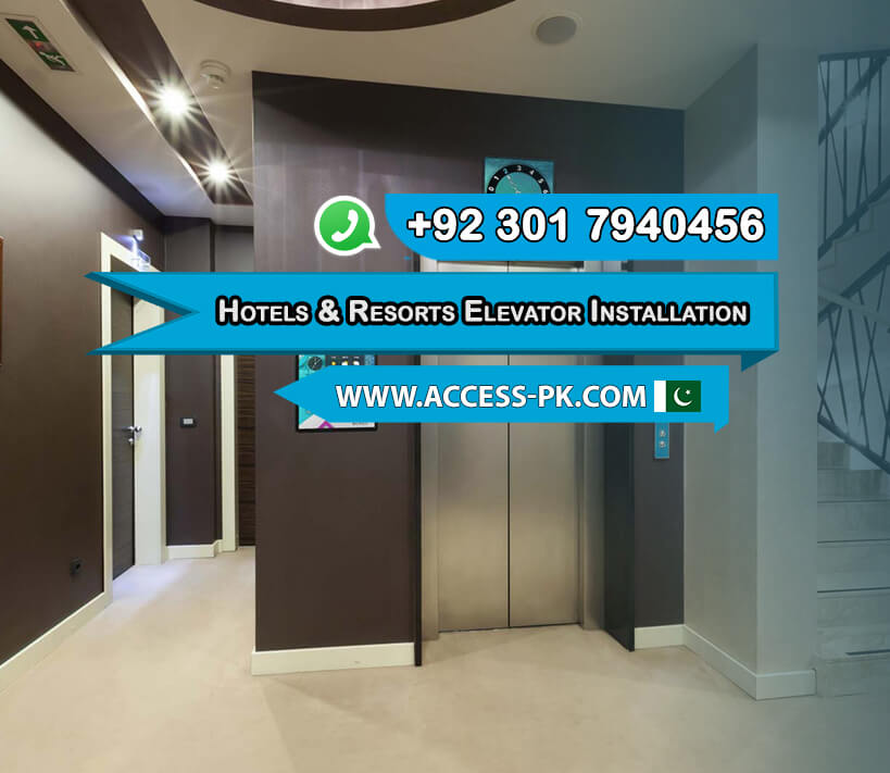 Get Elevator Installation Services for Hotels & Resorts