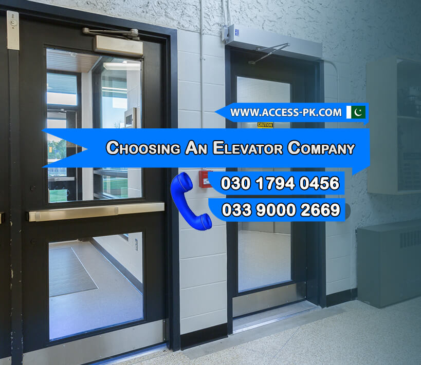 Choosing an Elevator Company with a Proven Safety Record