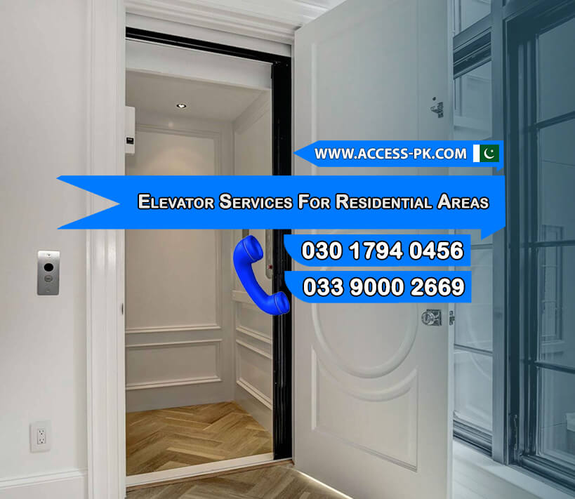 Why Choose Elevator Services for Residential Areas?