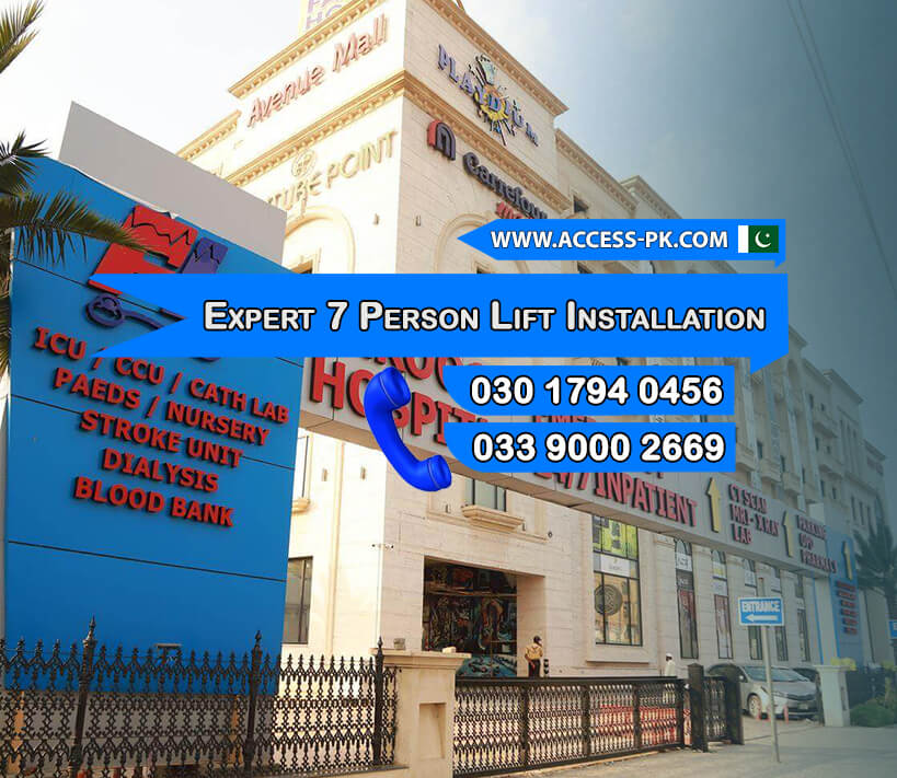 Leading Private Farooq Hospital with Advanced 7 Person Lift System