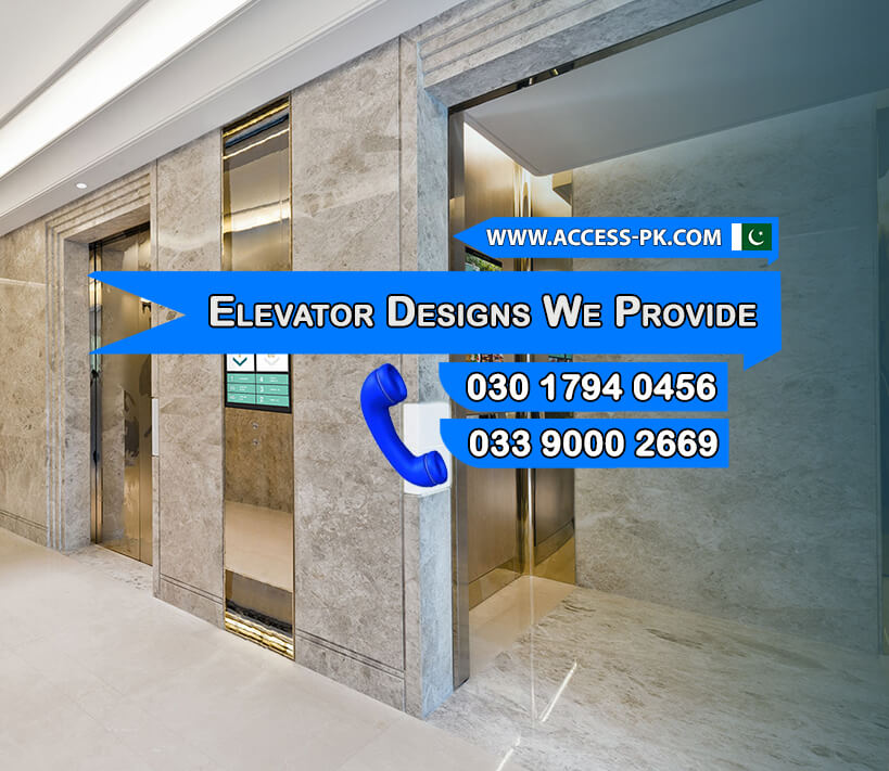 Types of Elevator Designs We Provide for Hotels