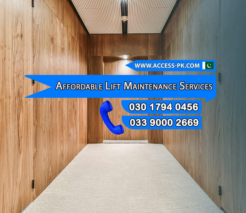 Get Affordable Lift Maintenance Services in Shalimar, Lahore