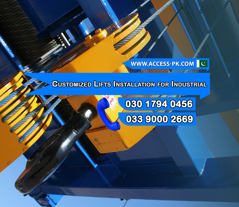 Customized Material Lifts Installation for Industrial and Warehouse Use