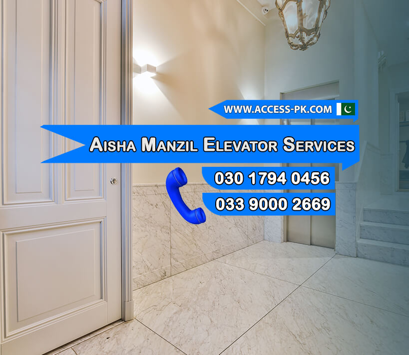 Our Elevator Repair & Maintenance Services in Aisha Manzil
