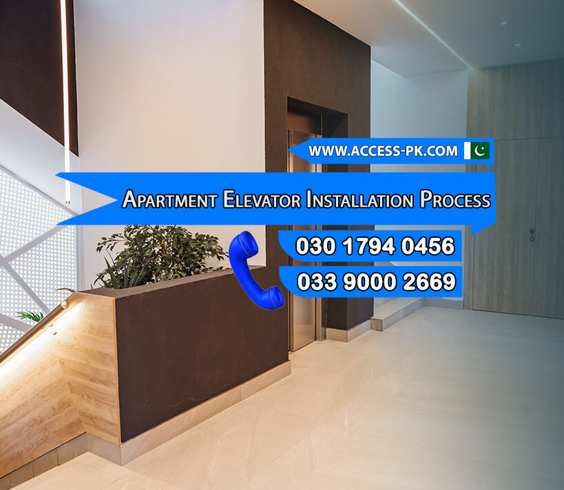 Apartment Elevator Installation Process