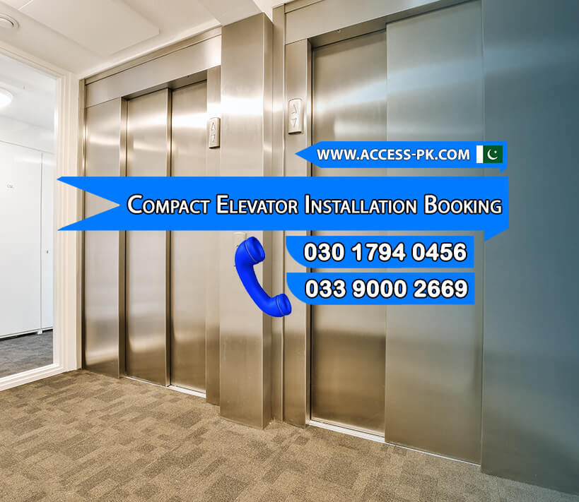 Compact Elevator Installation Booking