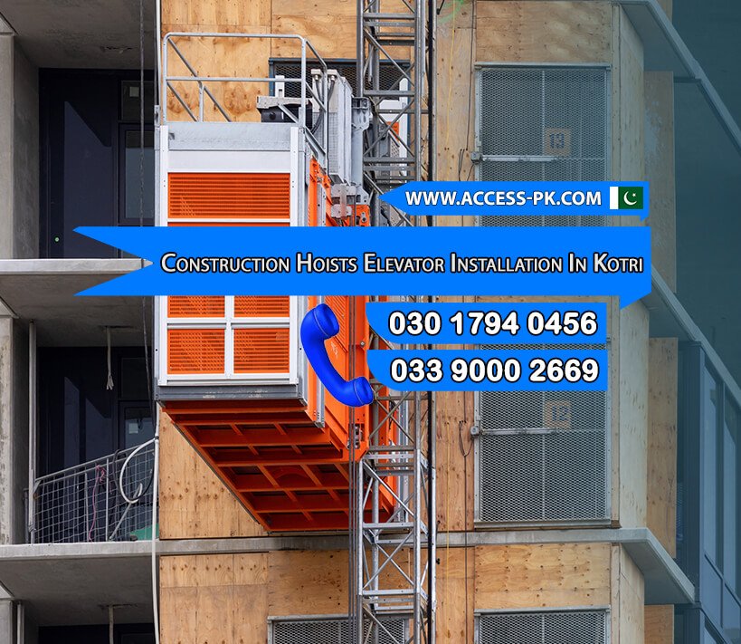 Construction Hoists Elevator Installation In Kotri