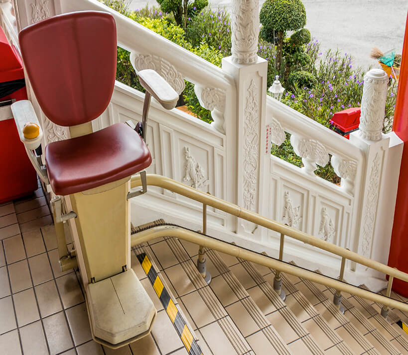 Stair Chair Lifts for Older People at Tourist Spots in Barikot