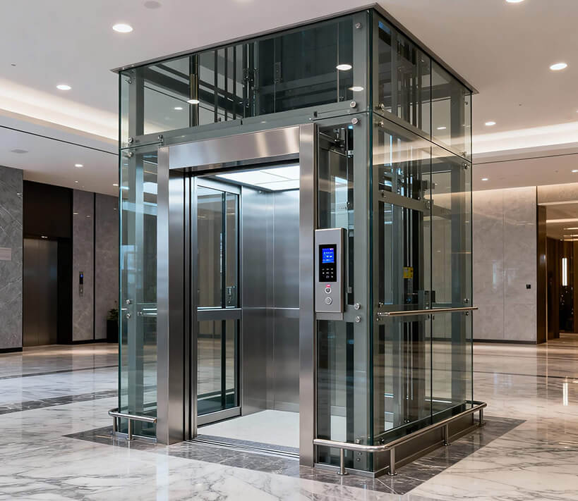 The Architectural Significance of Panoramic Electric Passenger Lift Systems