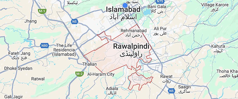 Where Are Islamabad and Rawalpindi Located in Pakistan
