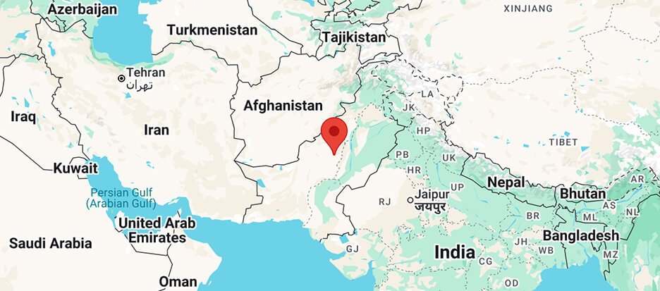 Where Is Pakistan Located on the World Map?