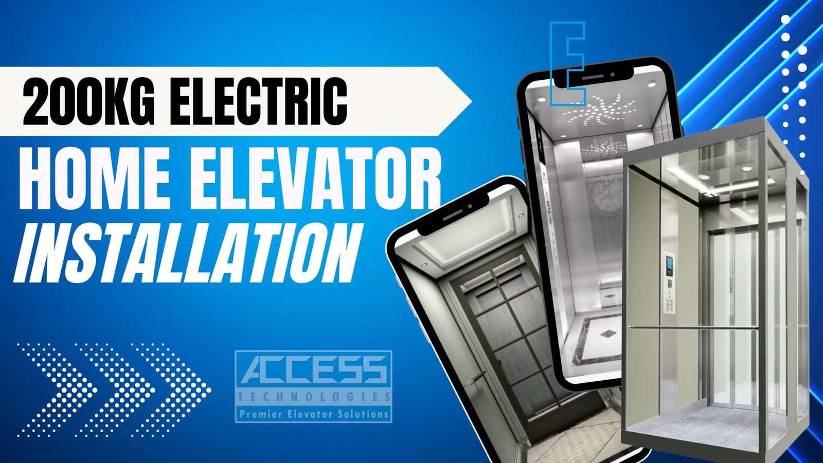 Affordable 200kg Electric Home Elevator Installation