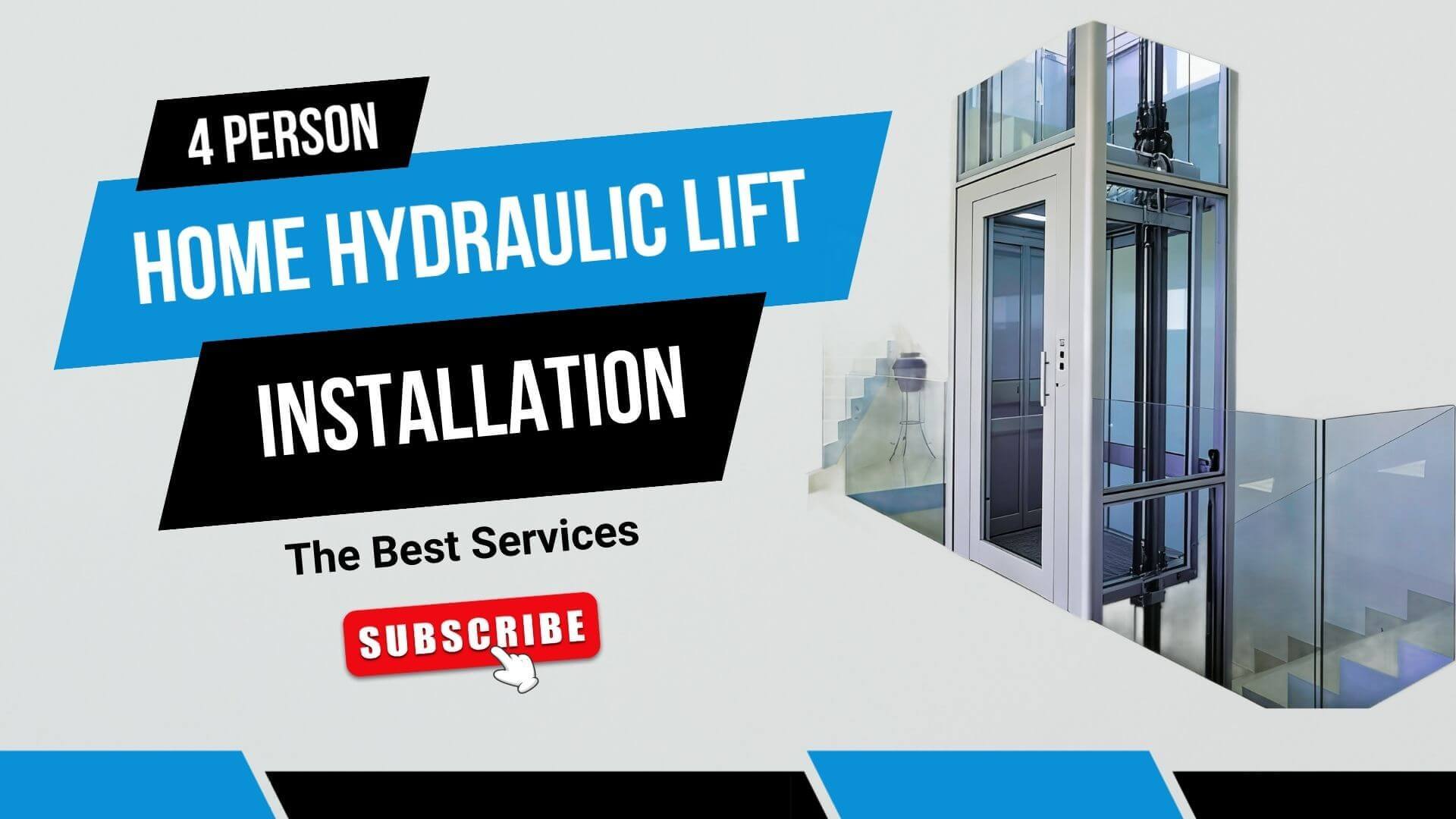 Affordable Home Hydraulic Lift 250kg Installation and Low Maintenance
