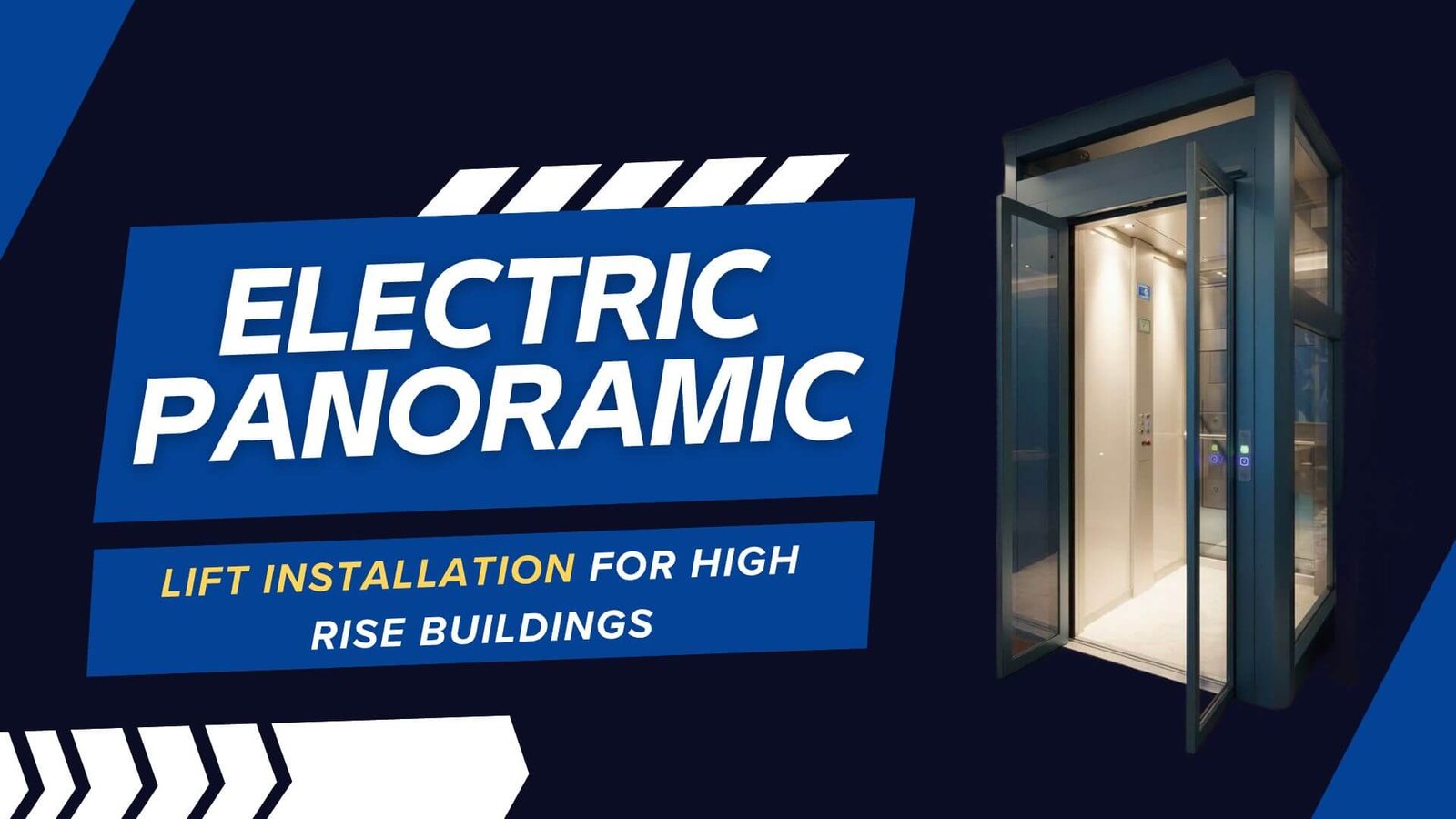 Best 8 Person Electric Panoramic Lift Installation for High Rise Buildings in Islamabad