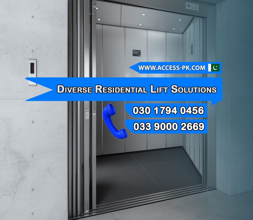 Diverse Residential Lift Solutions Offered by an Electric Elevator Installation Company
