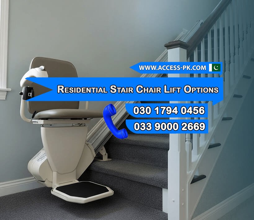 Residential Stair Chair Lift Installation System Options for Different Home Staircase Designs
