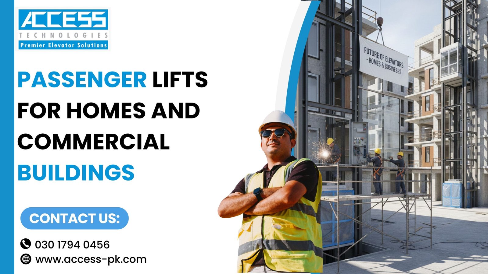 Passenger Lifts for Homes and Commercial Buildings in Pakistan