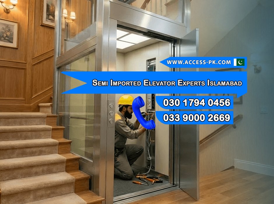 Access Technologies Specialists in Semi Imported Home Passenger Elevator Installation Islamabad