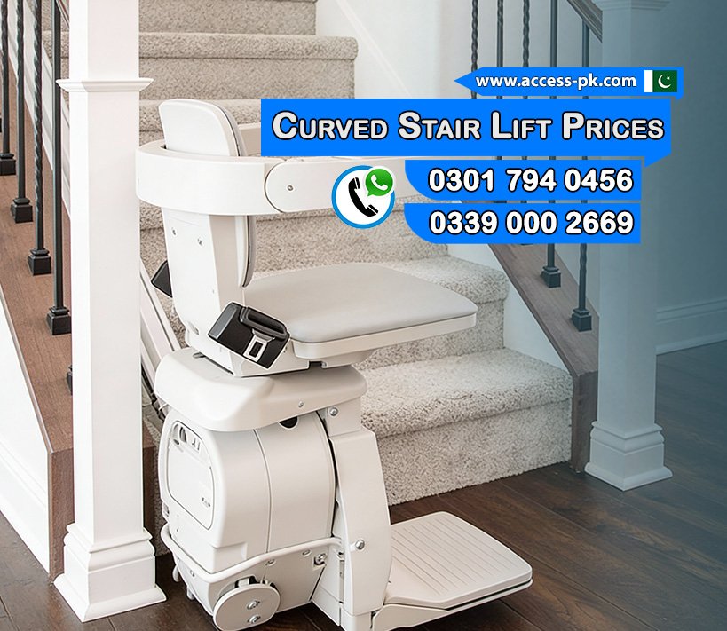 Curved Stair Lift Prices and Cost Breakdown for Homes