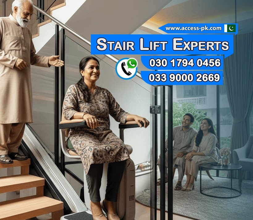 Experienced Experts Providing Automatic Seat Stair Lift Installation in Rawalpindi