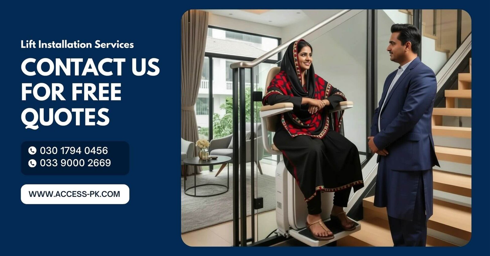 Why Stair Chair Lift Is a Reliable Solution for Residential Staircases - Contact Us