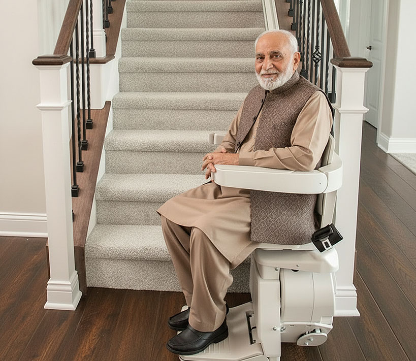 How a Stair Chair Lift for Knee Pain Helps Senior Citizens