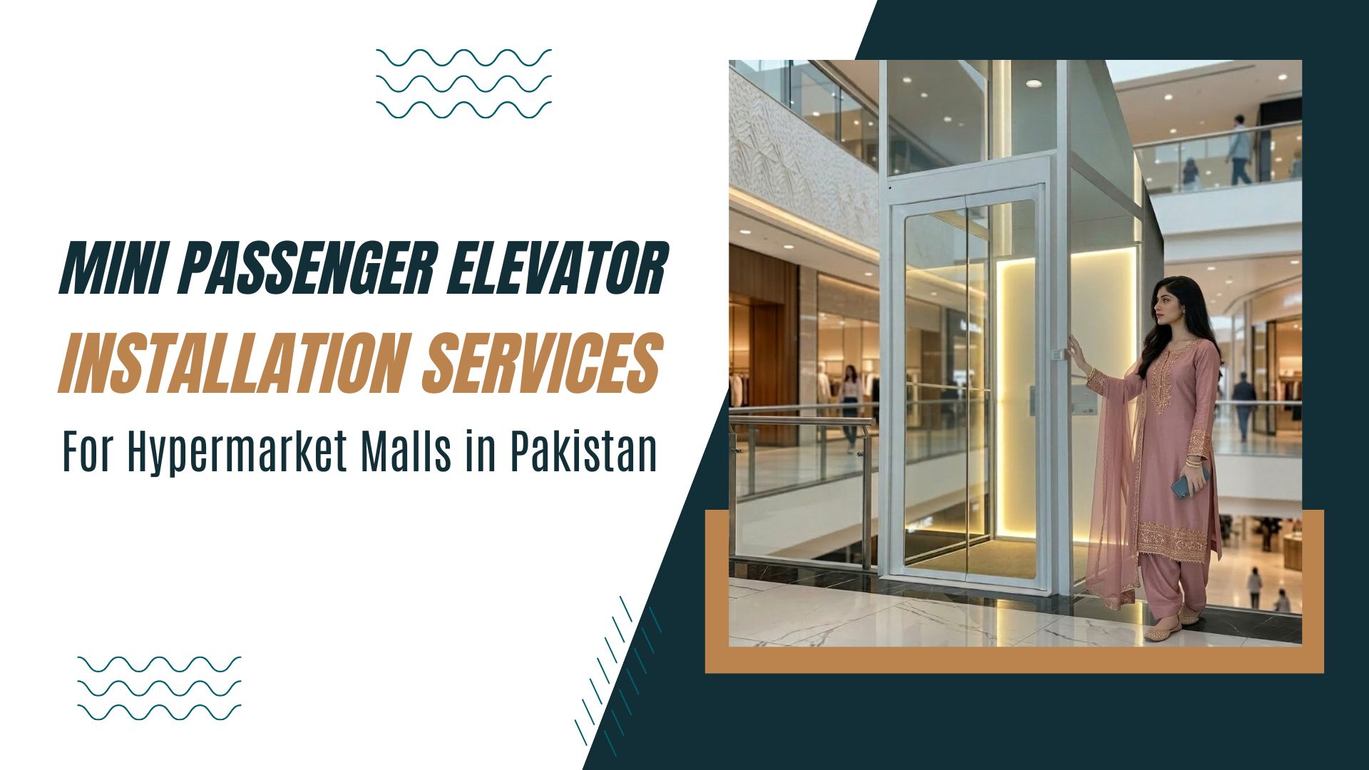 Space Saving Mini Passenger Elevator Installation Services for Hypermarket Malls